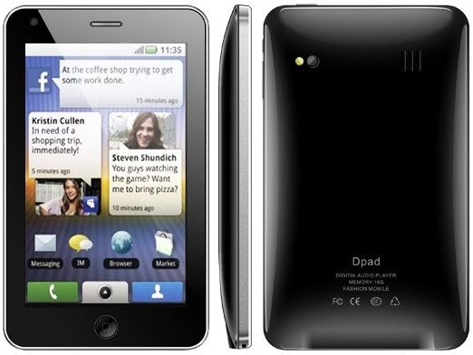 Celular A8500 com Tela 5.0, Android 2.2, Wi-Fi, GPS + 8GB