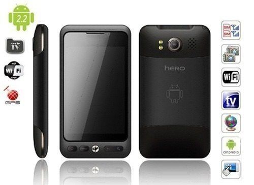 Celular Hero H300 Android 2.2, GPS, WiFi, TV, 2 Chips,